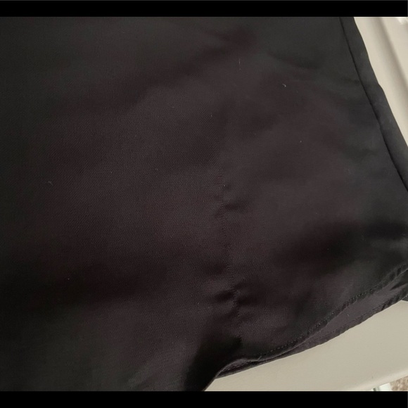 J. Crew Black Racerback. Adjustable Straps Lined Camisole Tank Top - Picture 3 of 4